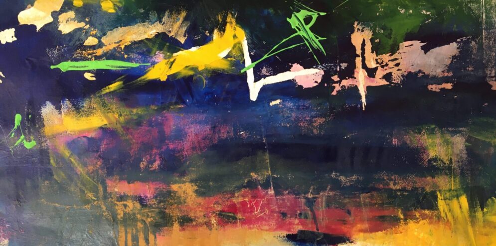 The sound of memories^acrylic on paper – 45x68cm