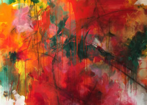'Colour is always there' acrylic 150x120 cm